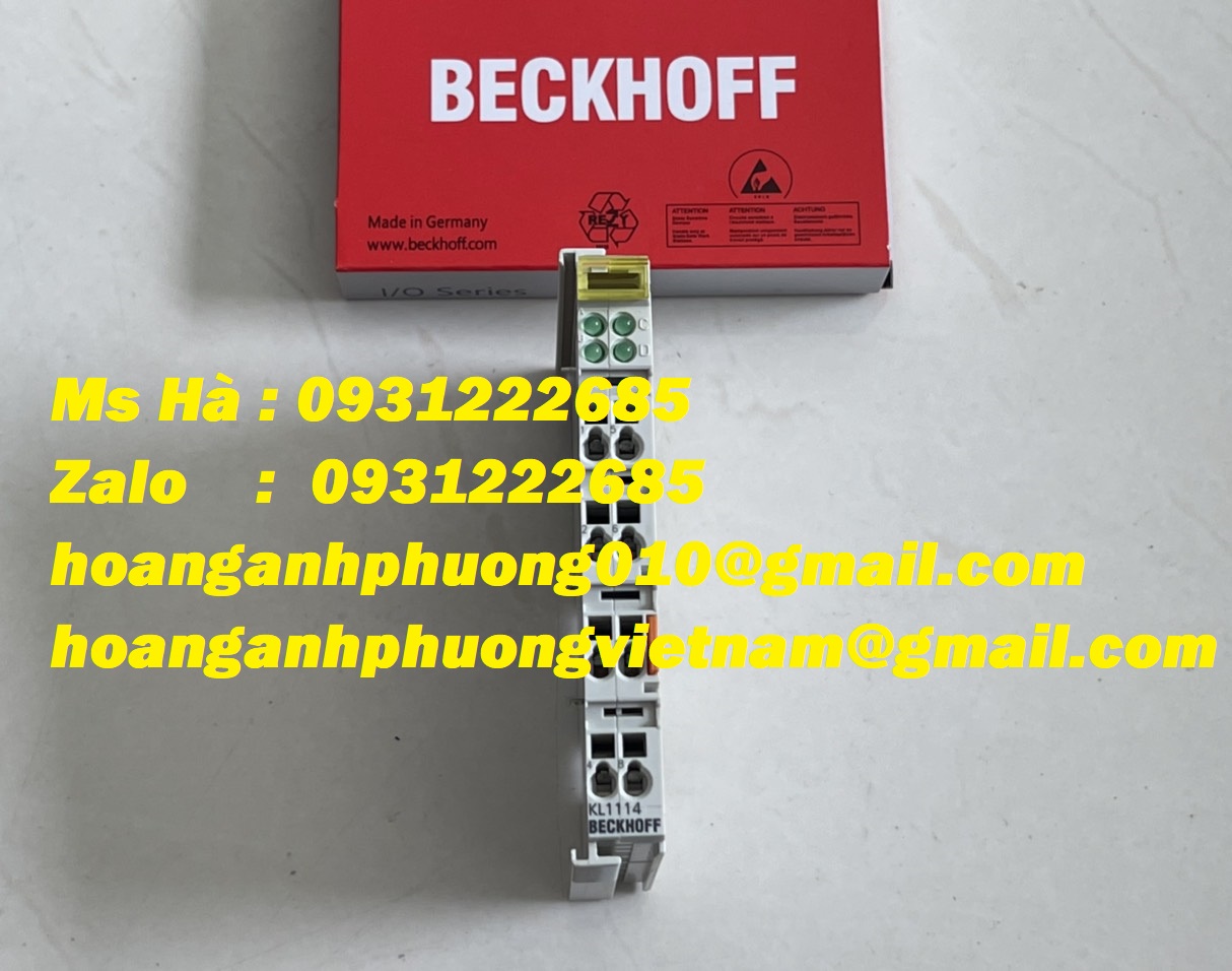 Bus terminal KL1114 beckhoff - đầu vào kỹ thuật số 4 kênh - Toàn quốc