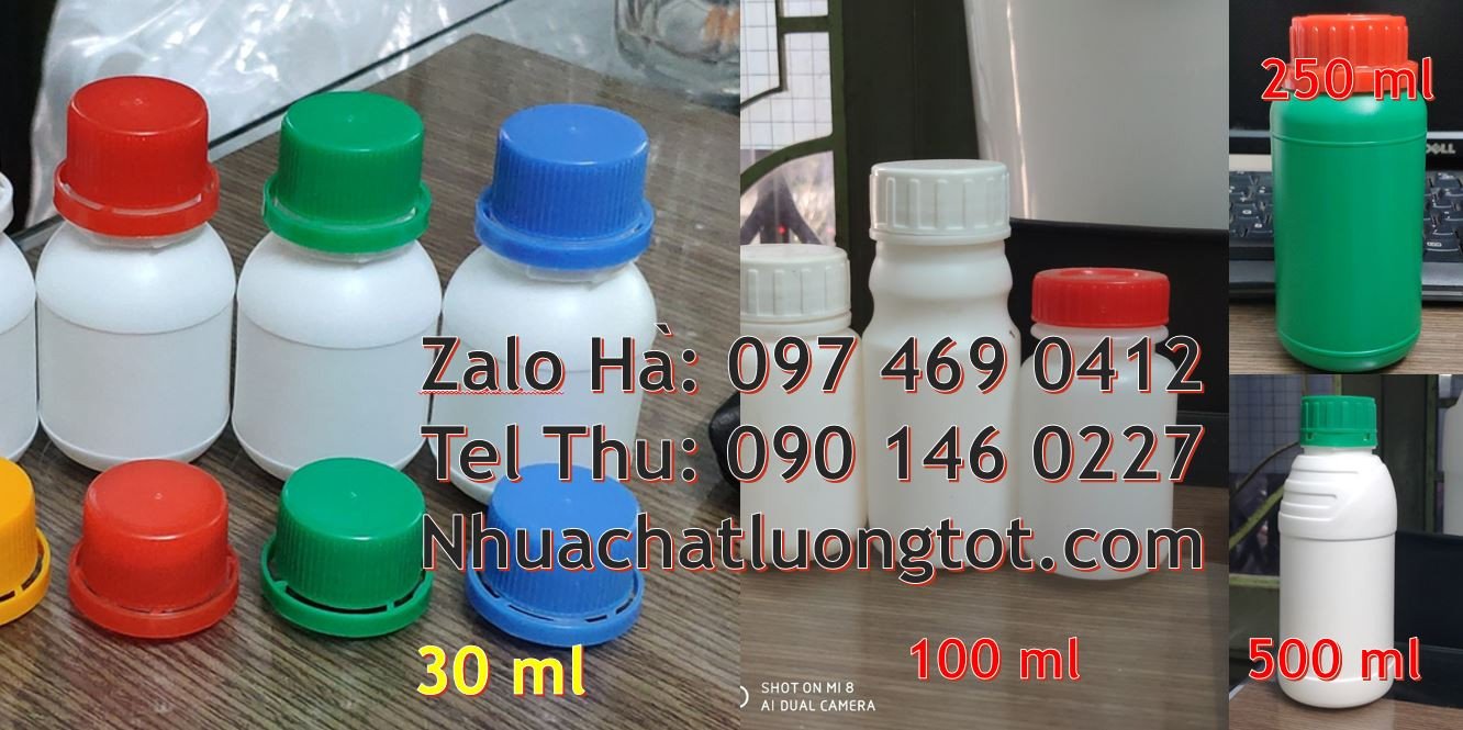 Bán chai nhựa 100ml có nắp thoát khí,chai nhựa 30ml đựng thuốc tây giá