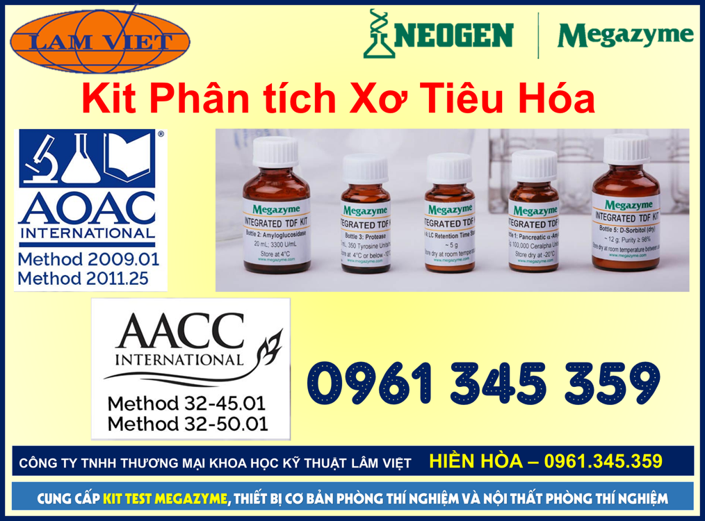 Kit phân tích Xơ Tiêu Hóa từ hãng Megazyme