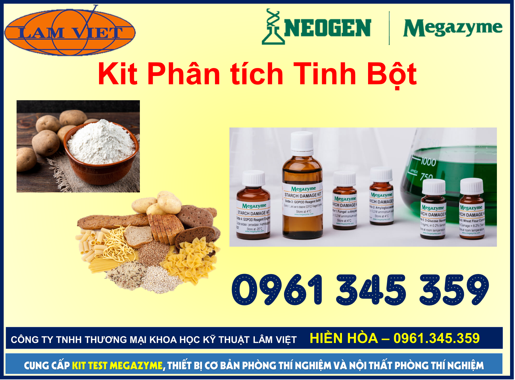 Kit phân tích Tinh Bột xuất xứ hãng Megazyme