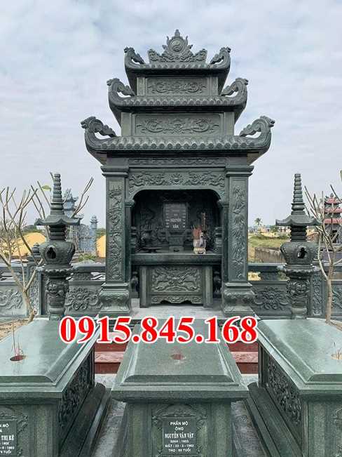 mẫu lăng mộ đá tro cốt đẹp bán tp hồ chí minh, ông bà - 3450