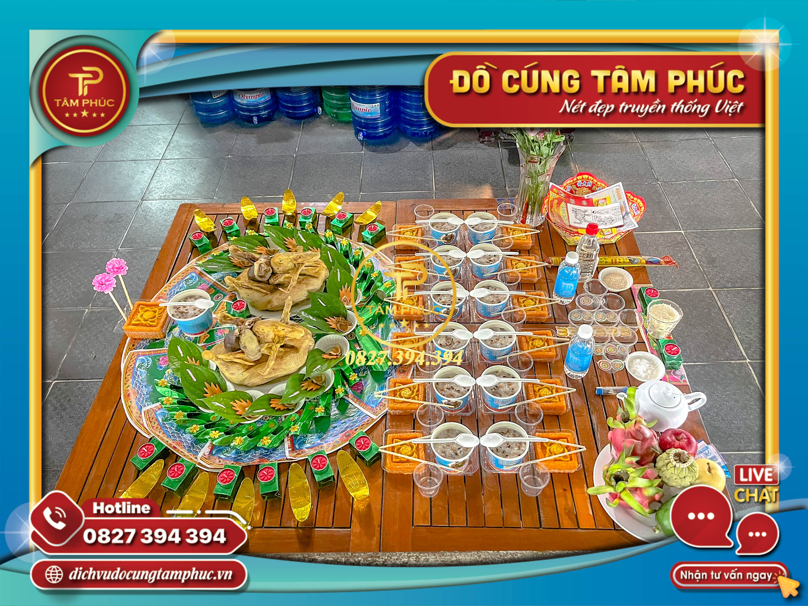 Mâm cúng Căn cho các bé 3,6,9,12 tuổi trọn gói