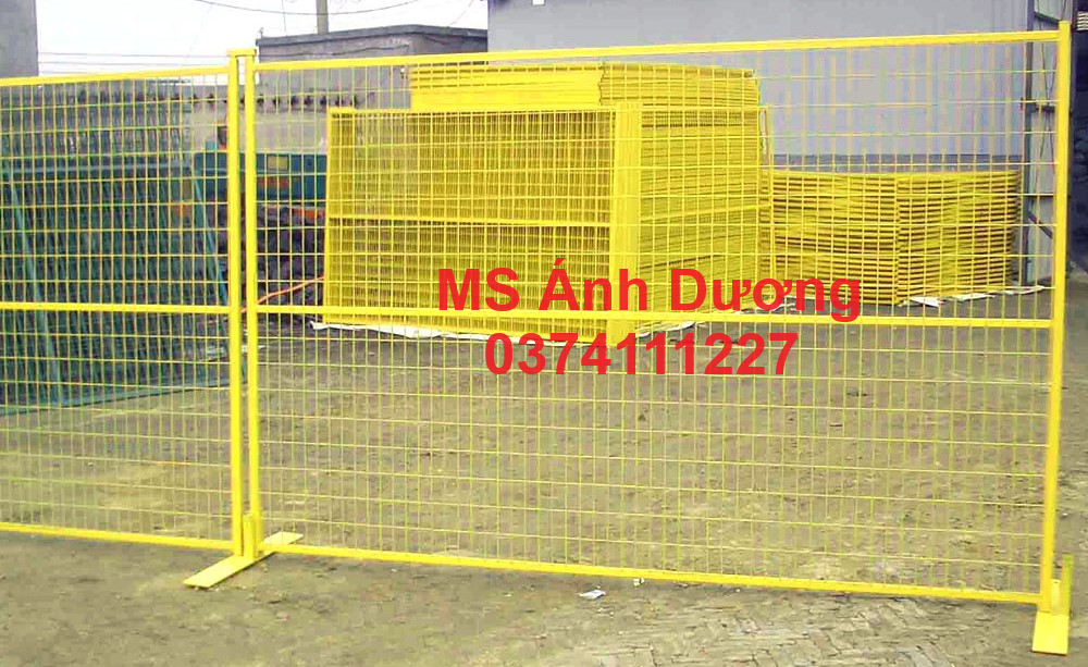 Chuyên Cung Cấp Lưới thép hàng rào di động có bánh xe Hàng rào di động