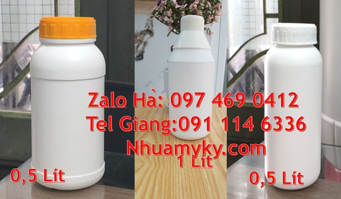 Bán chai nhựa 1l có nắp thoát khí,chai nhựa 500ml có quai xách giá rẻ