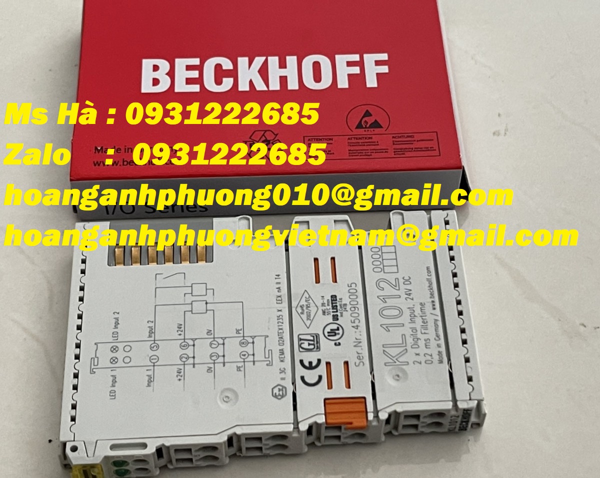 KL1012 beckhoff - giá tốt hiện nay - mô đun chính hãng