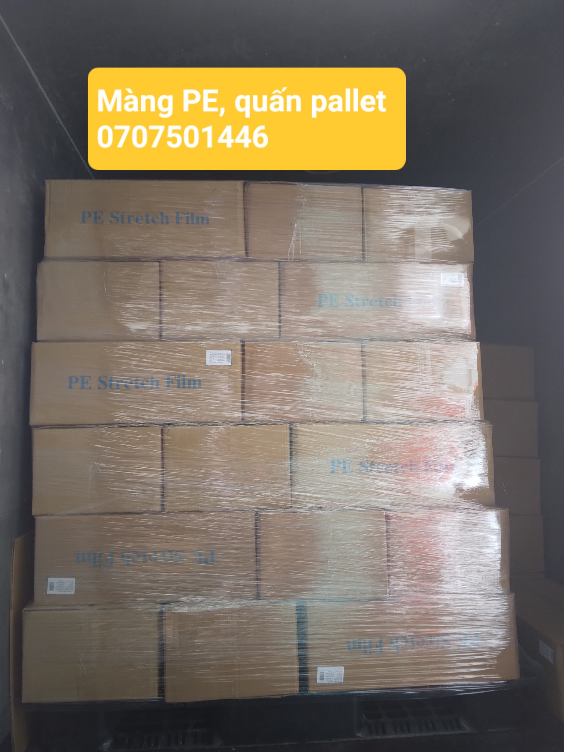 bán màng pe, màng quấn pallet, màng chít