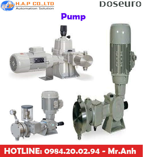 bơm màng thủy lực Doseuro tại việt nam, bơm Doseuro