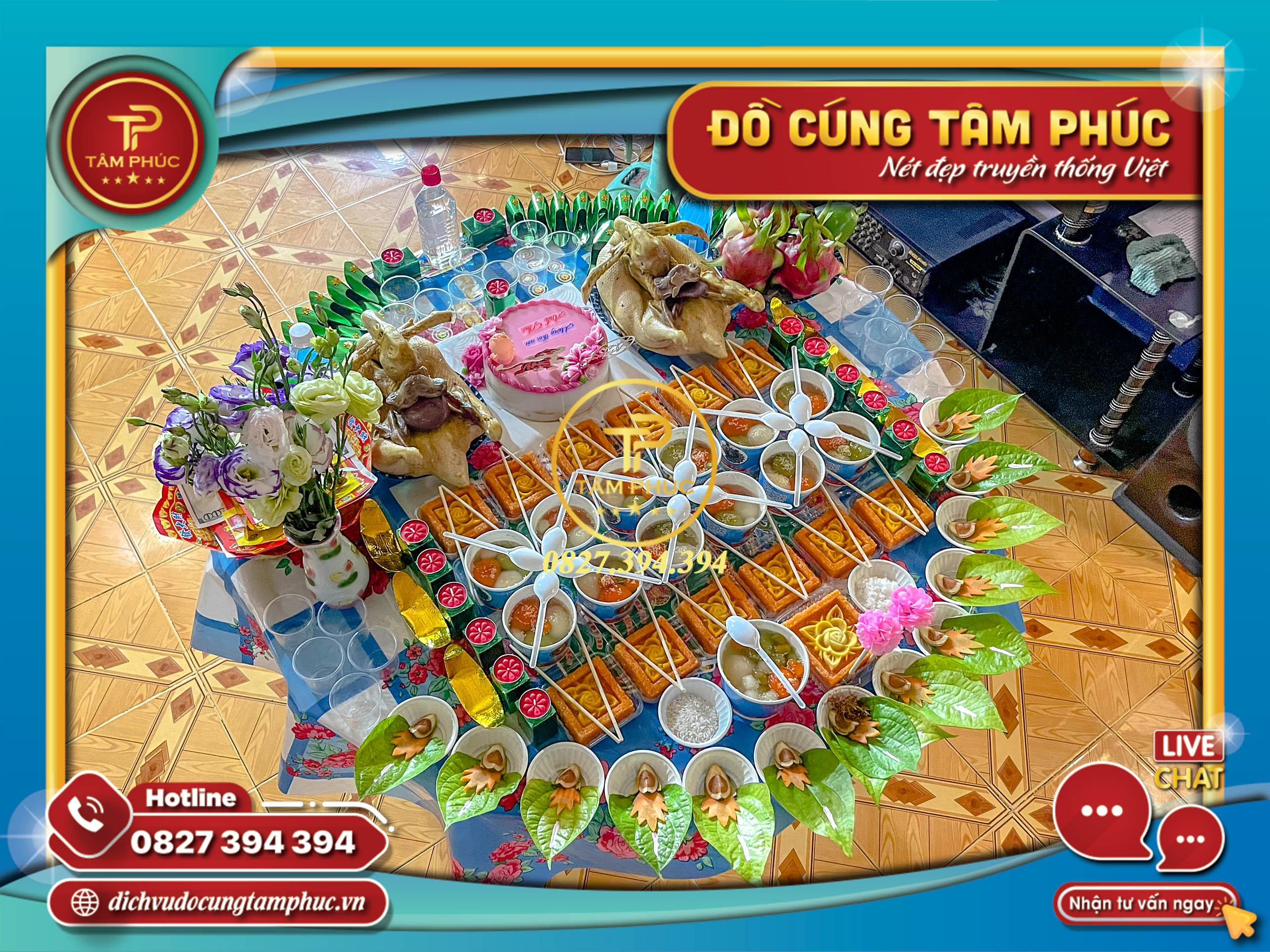 Dịch vụ mâm cúng thôi nôi cho bé trọn gói tại