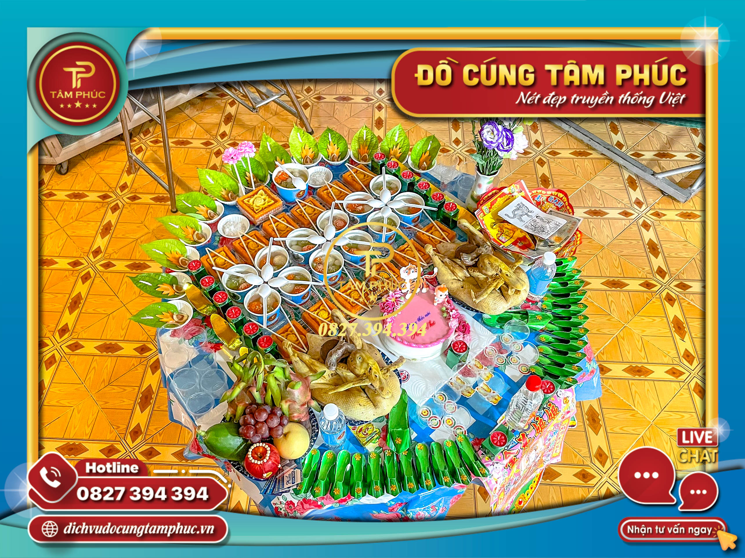 Dịch vụ mâm cúng thôi nôi cho bé trọn gói tại