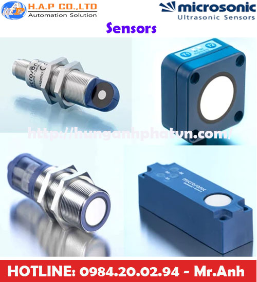 cảm biến microsonic tại việt nam, cảm biến microsonic