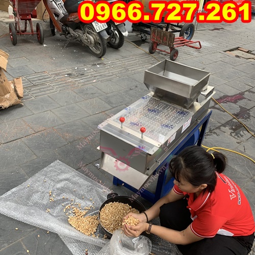 Máy bóc vỏ lụa đậu phộng rang 600kh/h BVL600