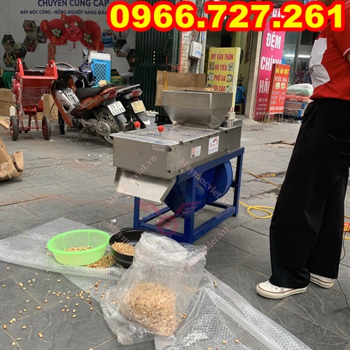 Máy bóc vỏ lụa đậu phộng rang 600kh/h BVL600