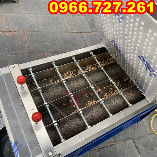 Máy bóc vỏ lụa đậu phộng rang 600kh/h BVL600