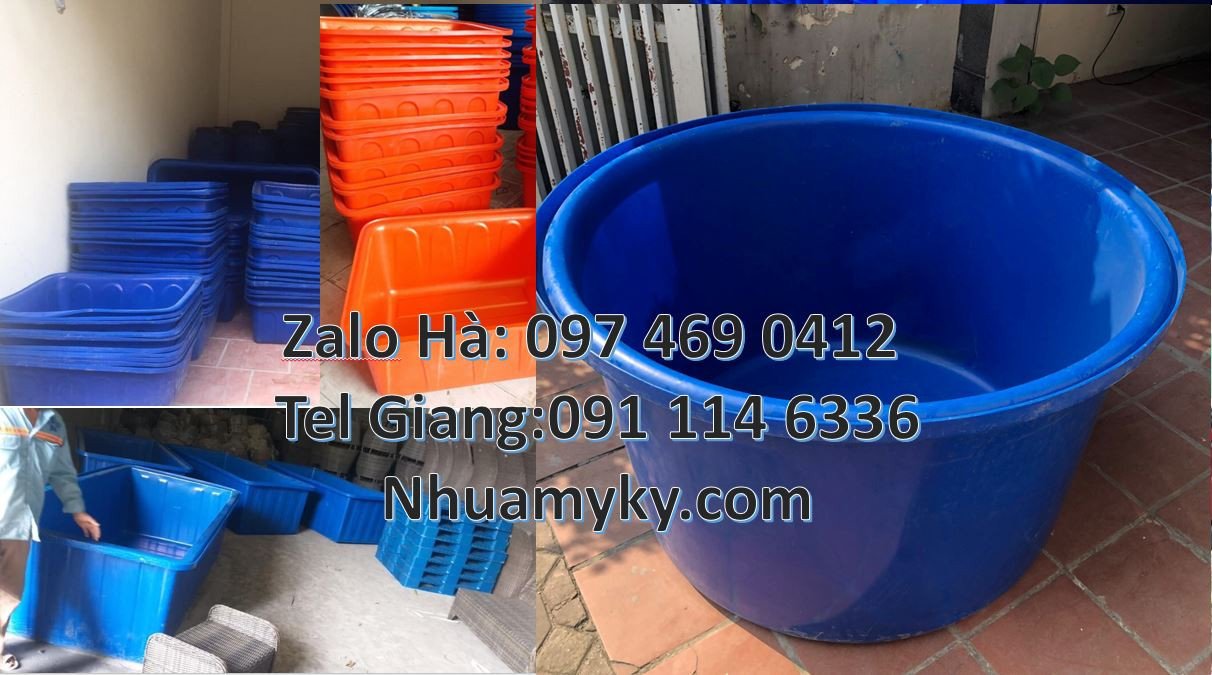 Bán thùng nhựa tròn 2000l đựng nước sinh hoạt,thùng nhựa chữ nhật cho