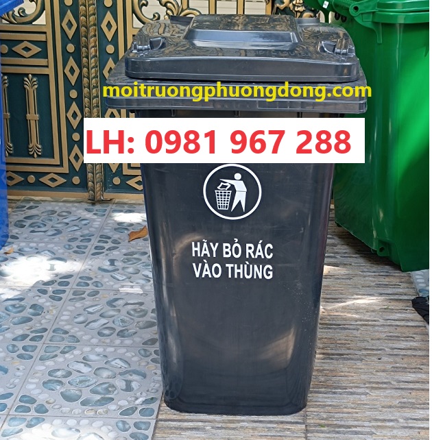 Thùng rác nhựa phân loại rác thải nhiều màu 240L