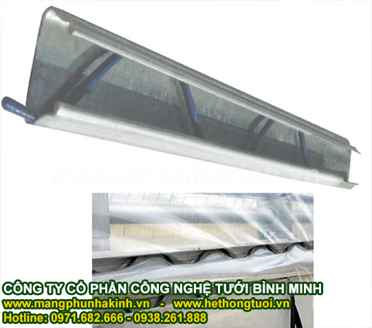 thanh cài zíc zắc màng nhà kính, zíc zắc nhà kính
