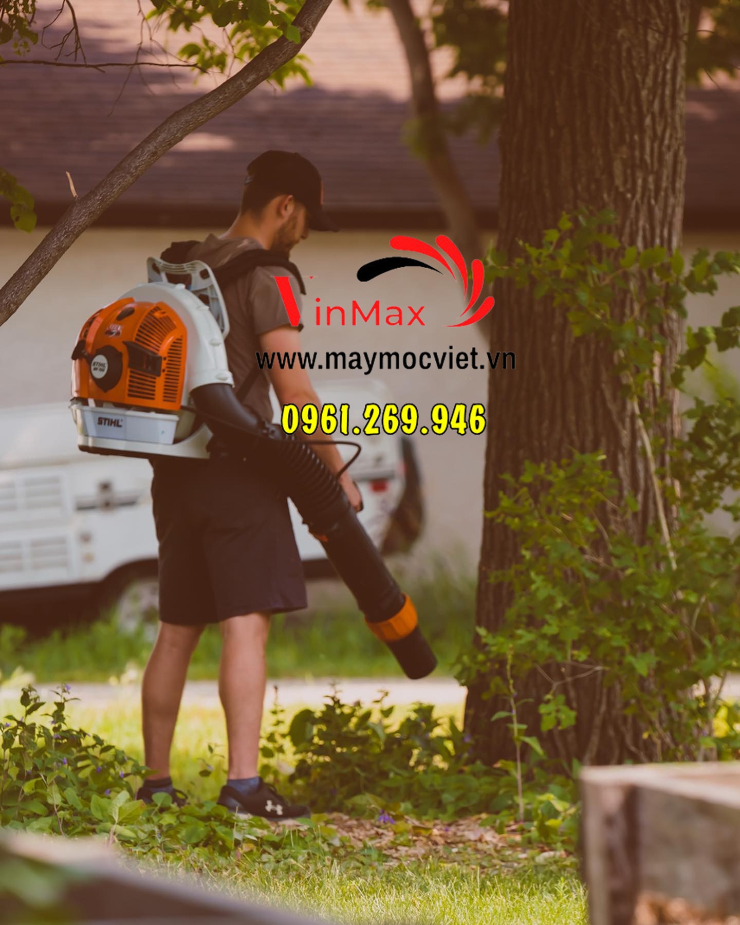Máy thổi lá đeo vai Stihl BR700 chính hãng