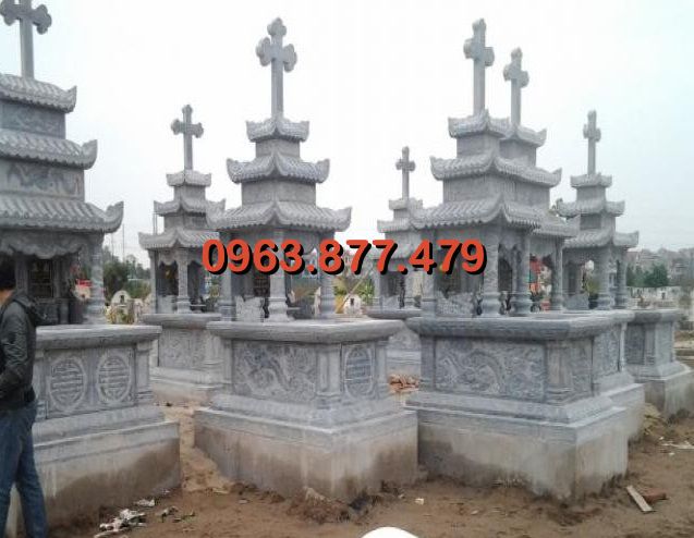 99 Mẫu mộ công giáo bằng đá tự nhiên bán tại Bà Rịa Vũng Tàu