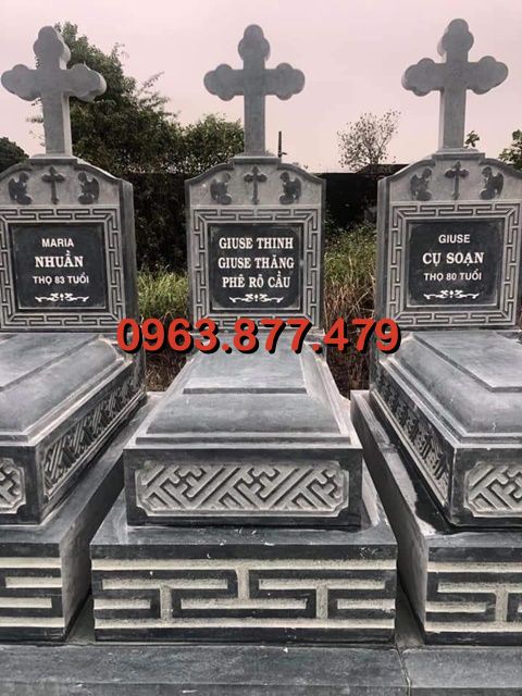 100 Mẫu mộ công giáo bằng đá tự nhiên bán tại Vũng Tàu