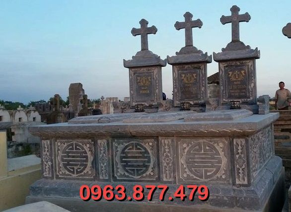 100 Mẫu mộ công giáo bằng đá tự nhiên bán tại Vũng Tàu