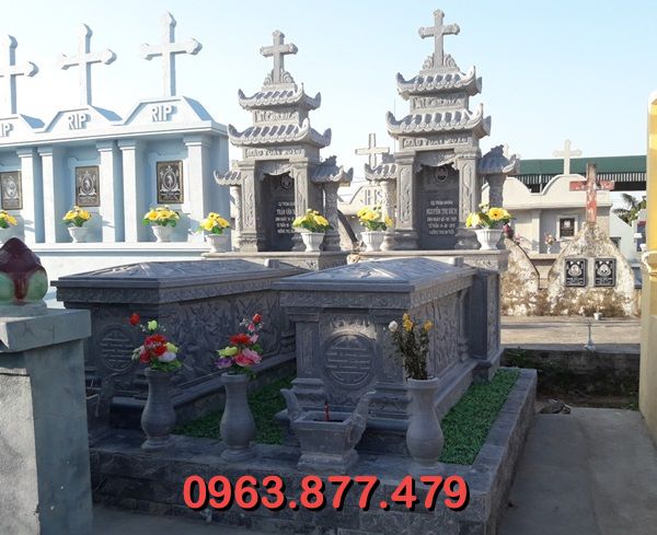 100 Mẫu mộ công giáo bằng đá tự nhiên bán tại Vũng Tàu
