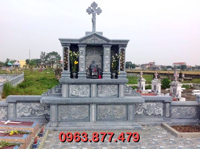 100 Mẫu mộ công giáo bằng đá tự nhiên bán tại Vũng Tàu