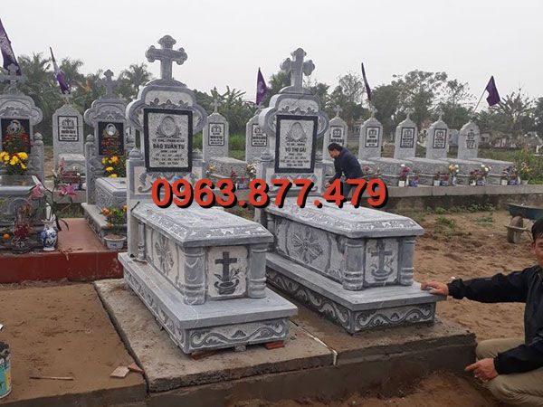 100 Mẫu mộ công giáo bằng đá tự nhiên bán tại Vũng Tàu
