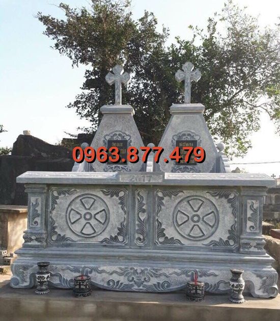 100 Mẫu mộ công giáo bằng đá tự nhiên bán tại Vũng Tàu