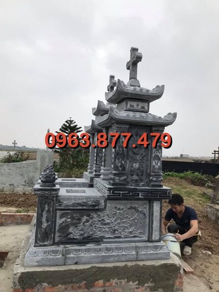 100 Mẫu mộ công giáo bằng đá tự nhiên bán tại Vũng Tàu