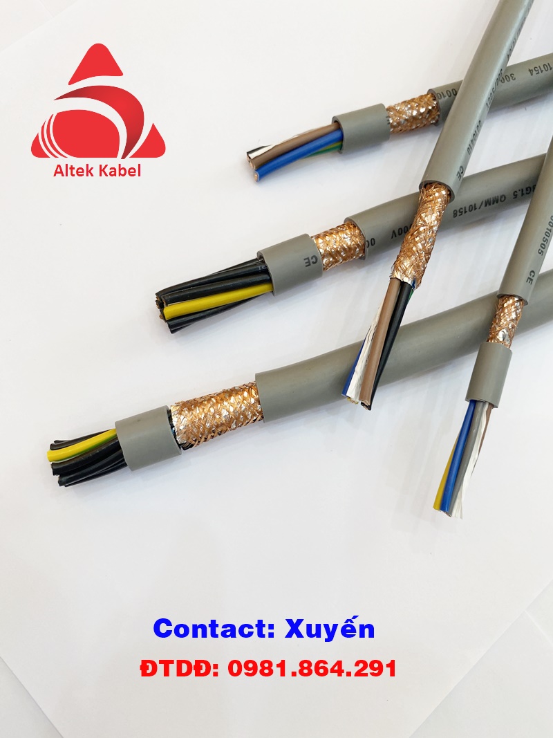 Dây cáp điều khiển 25C,25x0.5,25x0.75,25x1.0,25x1.5mm2 Altke Kabel