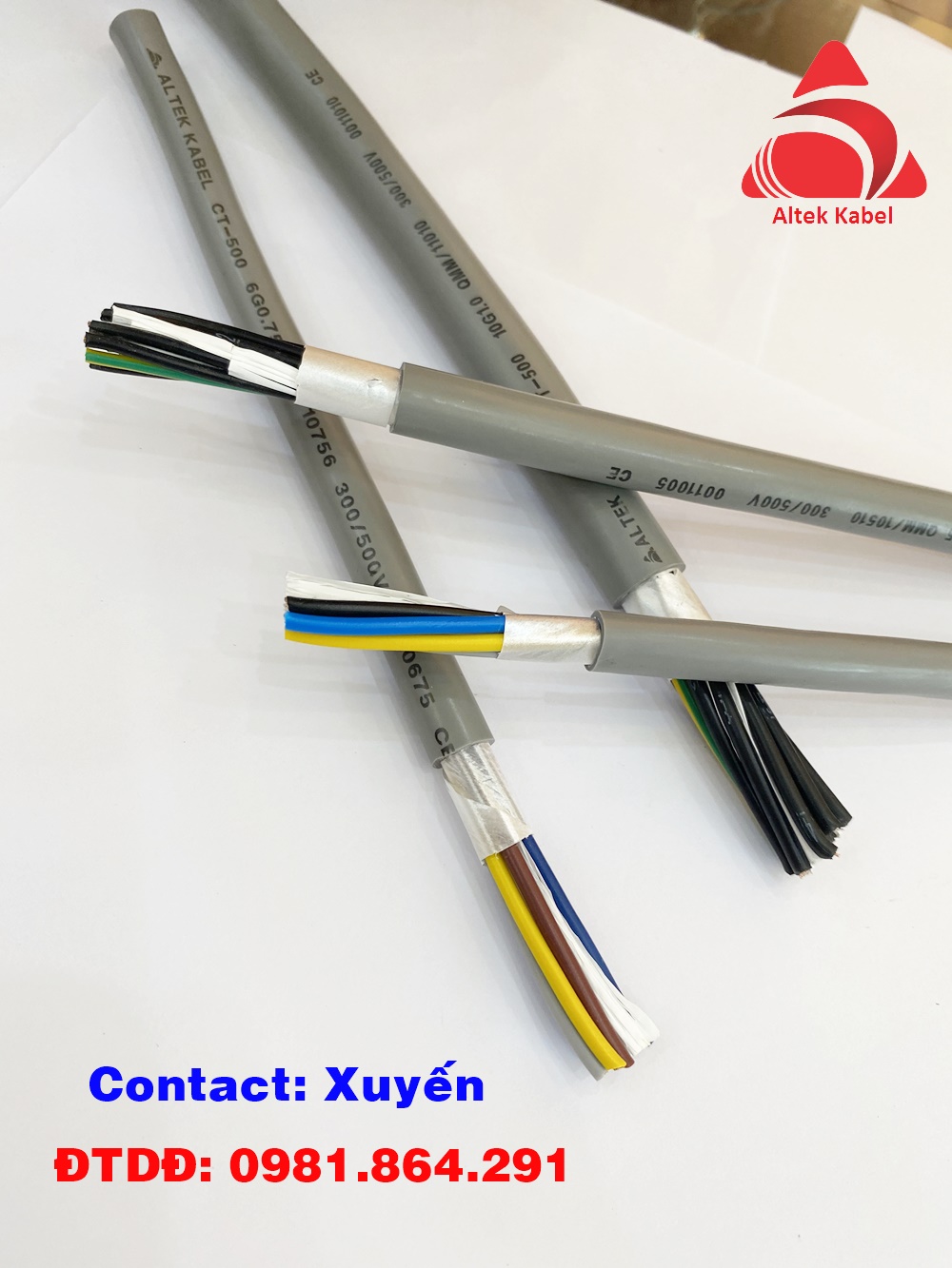 Dây cáp điều khiển 25C,25x0.5,25x0.75,25x1.0,25x1.5mm2 Altke Kabel