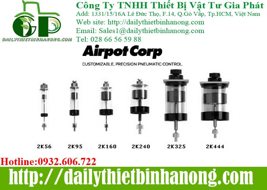 Bộ giảm chấn, giảm rung, giảm xóc thiết bị Airpot