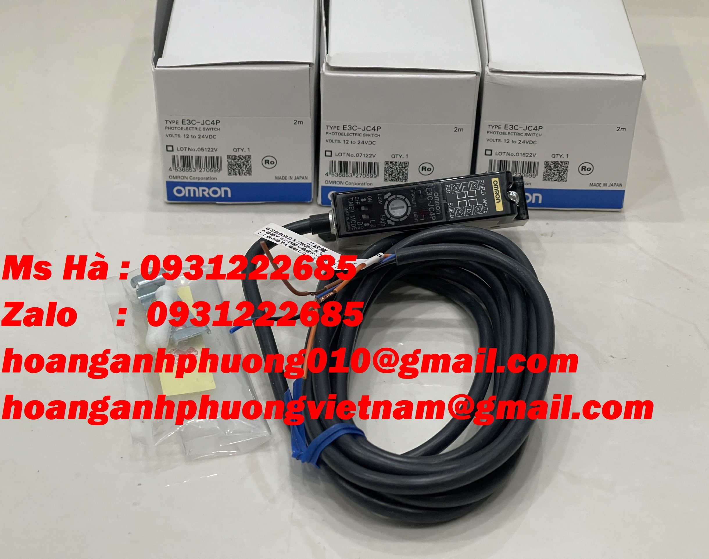 New 100% - cảm biến quang Omron E3C-JC4P - bảo hành toàn quốc