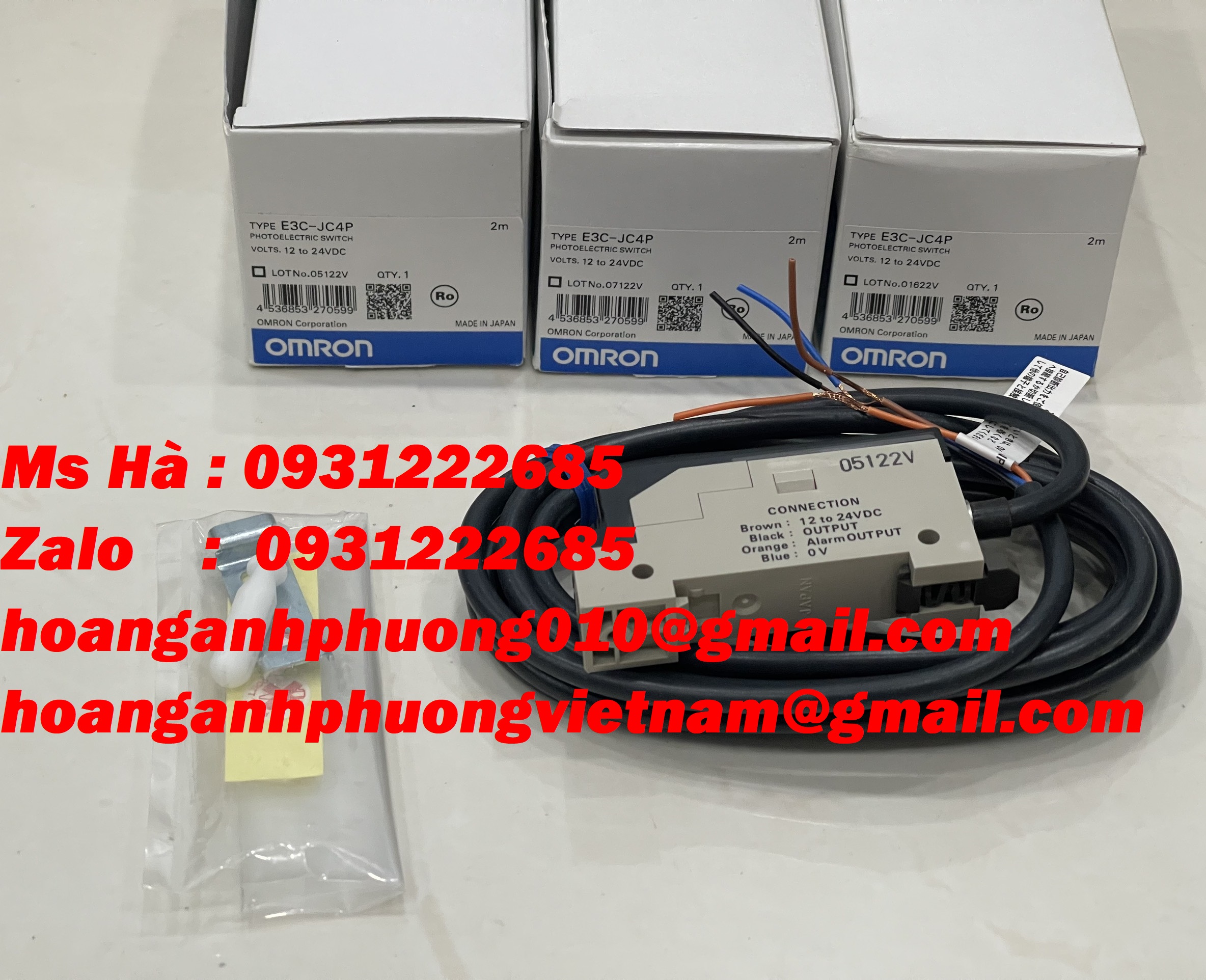 New 100% - cảm biến quang Omron E3C-JC4P - bảo hành toàn quốc