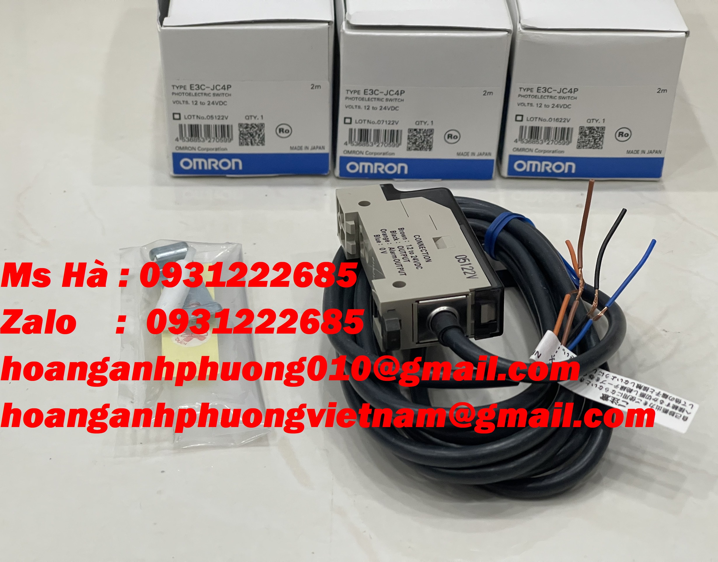 New 100% - cảm biến quang Omron E3C-JC4P - bảo hành toàn quốc