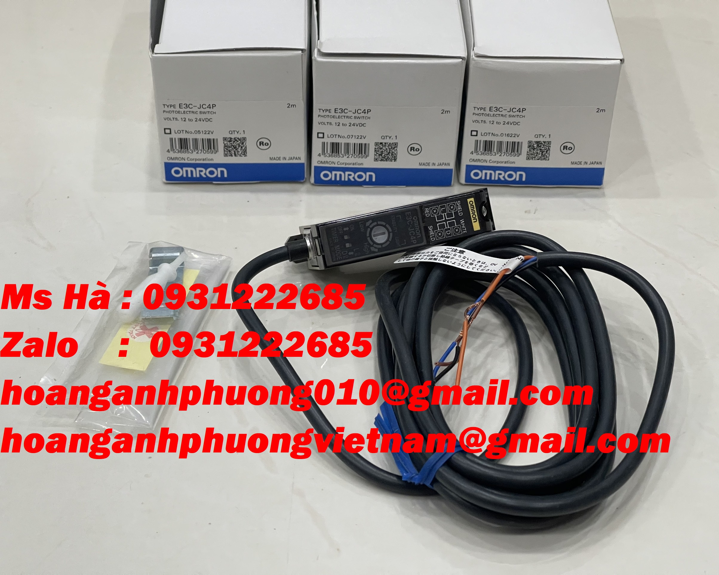 New 100% - cảm biến quang Omron E3C-JC4P - bảo hành toàn quốc