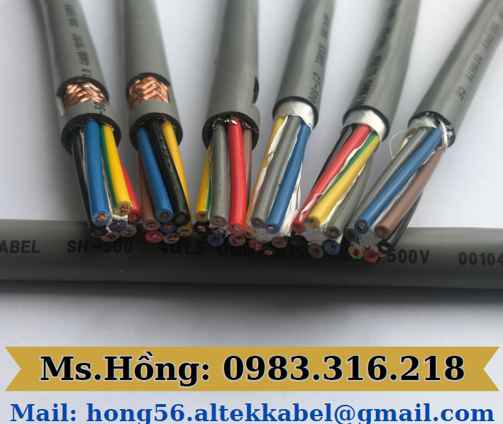Cáp điều khiển 7Gx1.5 Altekkabel tiêu chuẩn Đức