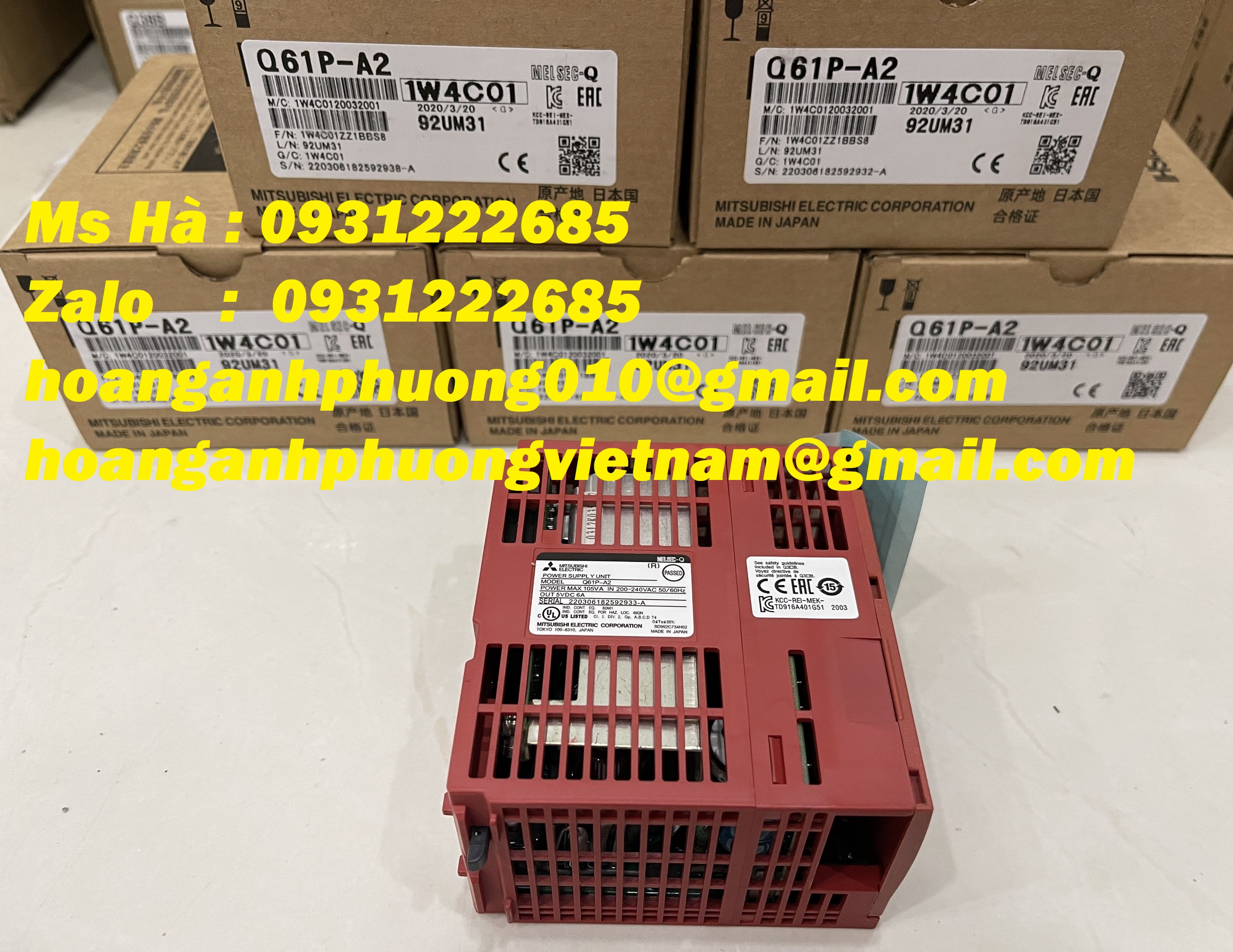 Giá ưu đãi hiện nay - Mô đun nguồn PLC mitsubishi Q61P-A2