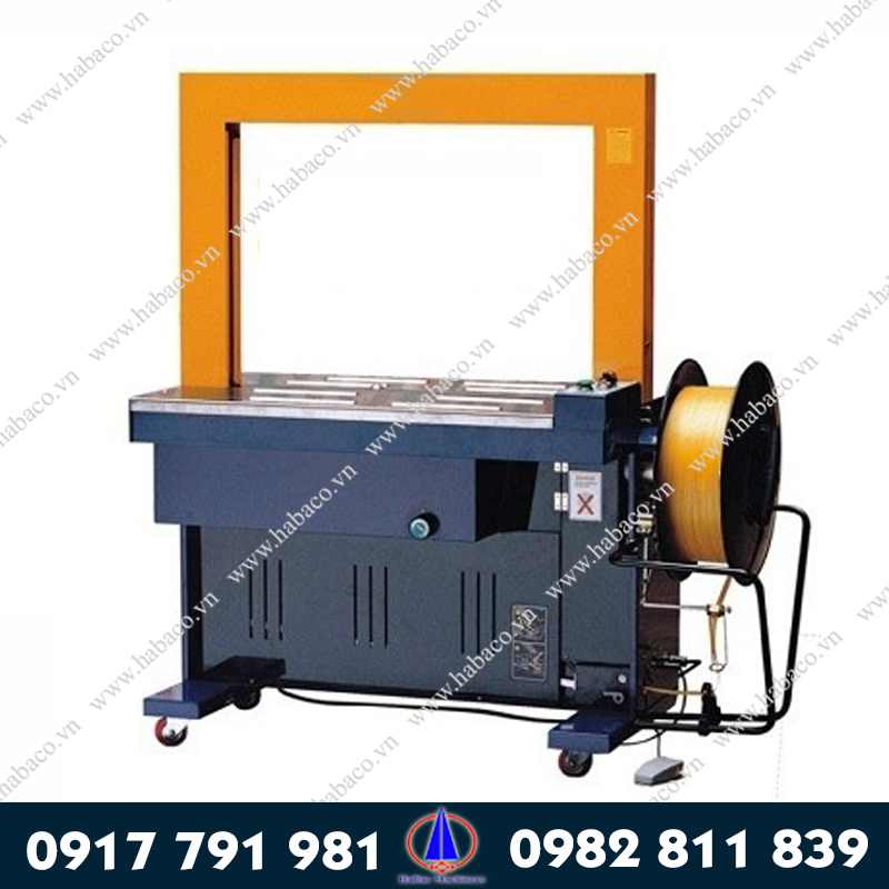 Máy  đóng  đai  thùng công nghiệp  tự  động