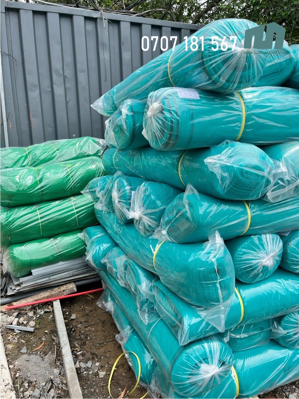 Lưới công trình chắn bụi HDPE cho công trình xây dựng
