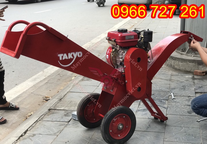 Máy băm cành cây đô thị, băm gỗ làm mùn cưa MT70