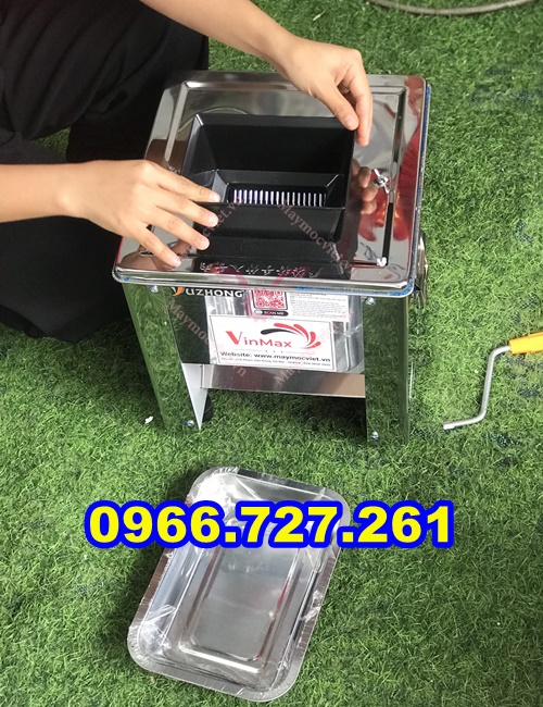 Máy thái thịt, hủy tài liệu, cắt bìa catton đa năng vinmax VMT250
