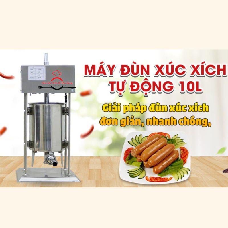 Máy đùn xúc xích tự động 10L dùng điện