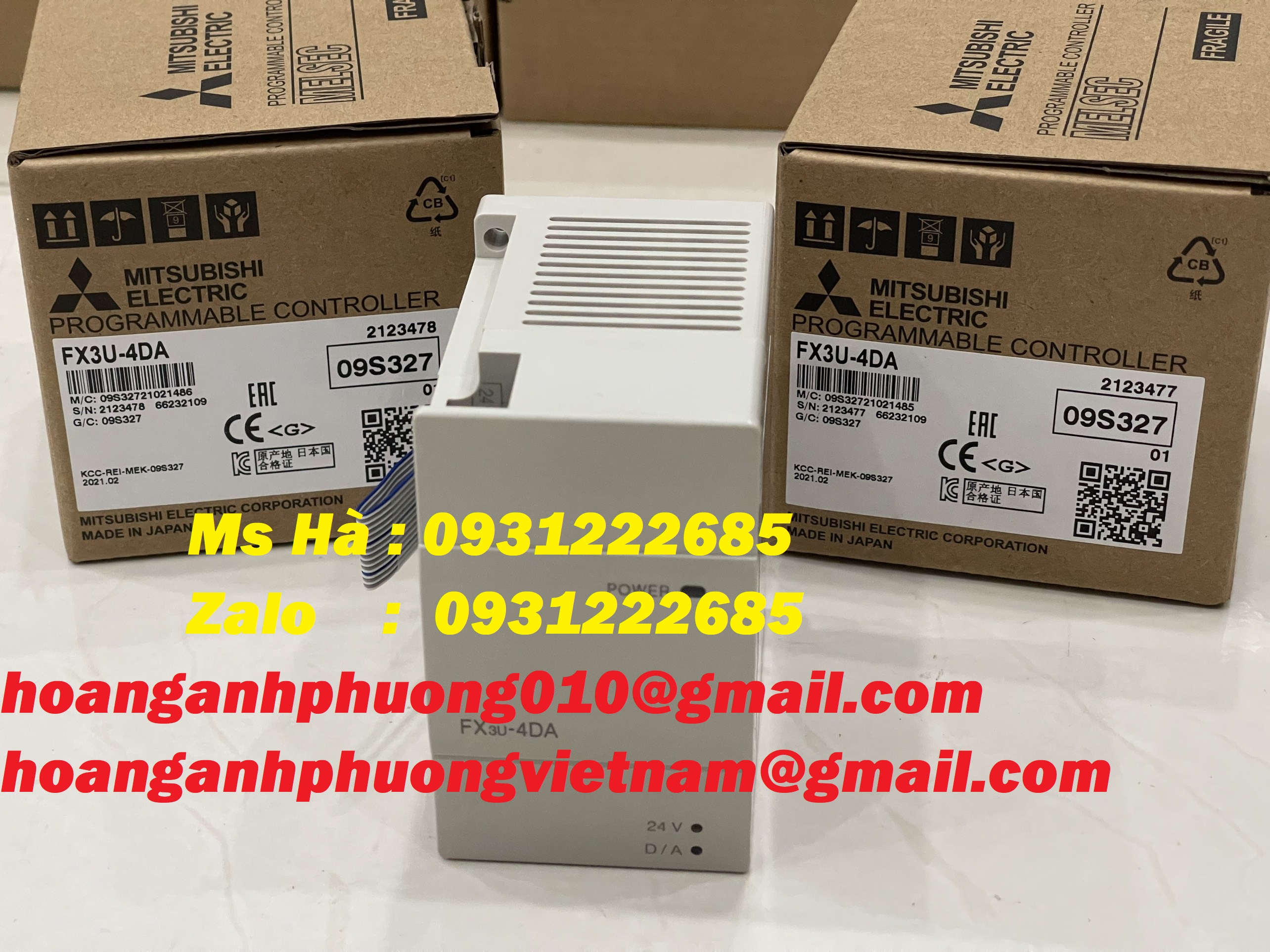 Mô đun analog giá siêu tốt dòng mitsubiahi FX3U-4DA