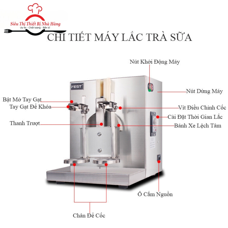 Máy lắc trà sữa tự động- thiết bị nà hàng, quán trà sữa, cafe