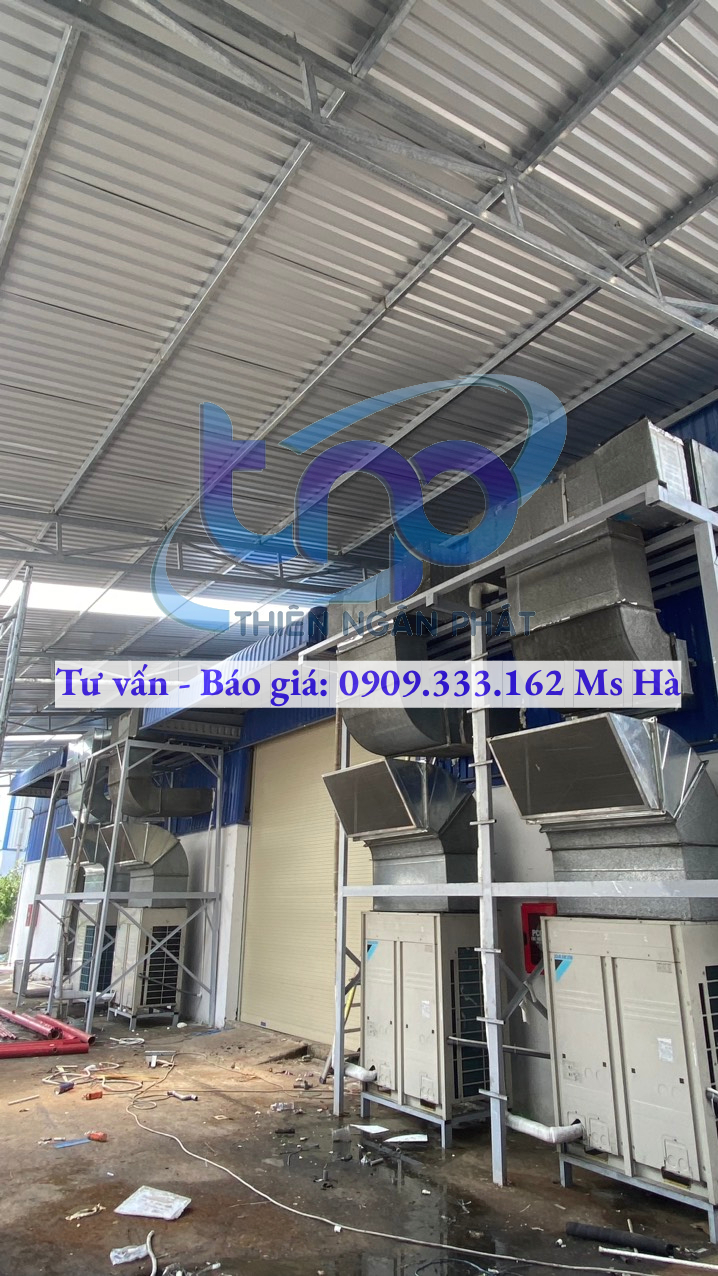 Thi công máy lạnh âm trần ống gió ở TP.HCM và các tỉnh lân cận