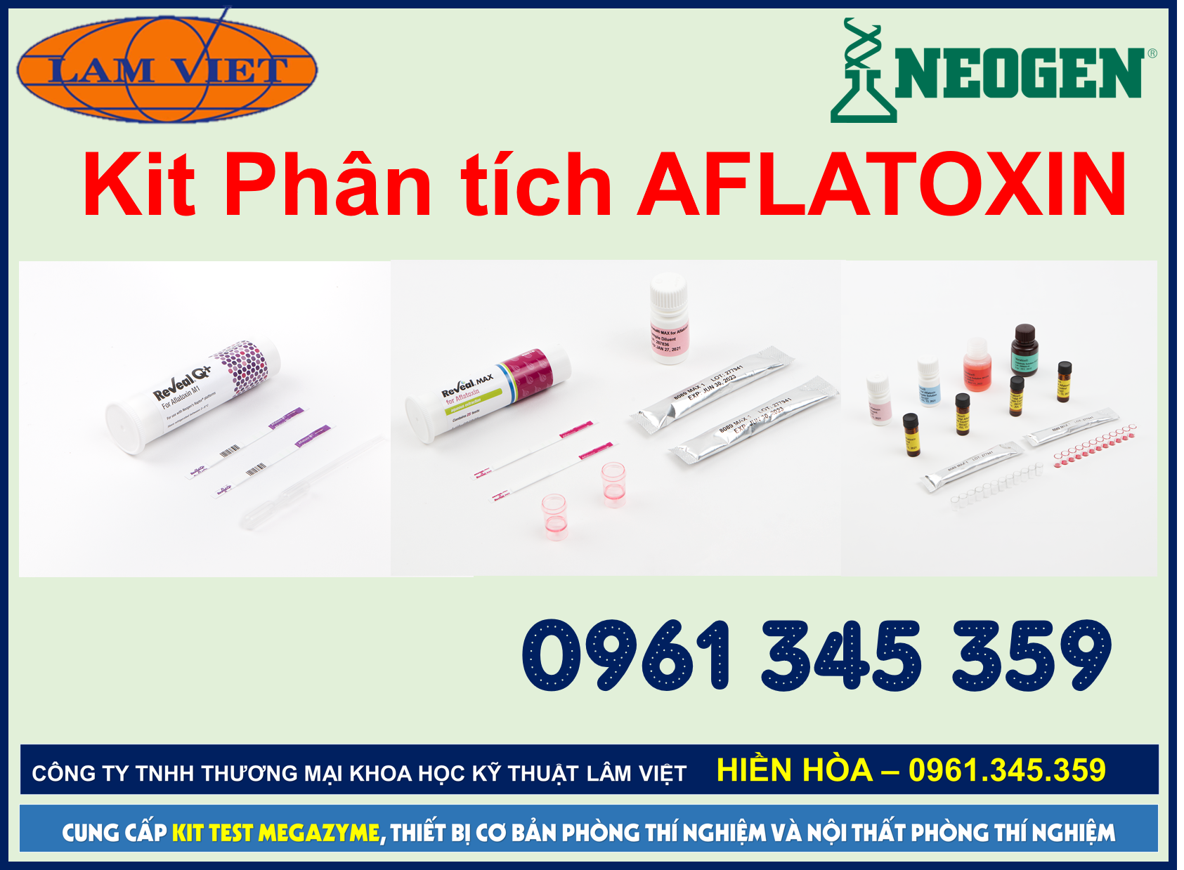 Phân tích độc tố Zearalenone trên nền mẫu lúa mì, thực phẩm - Neogen