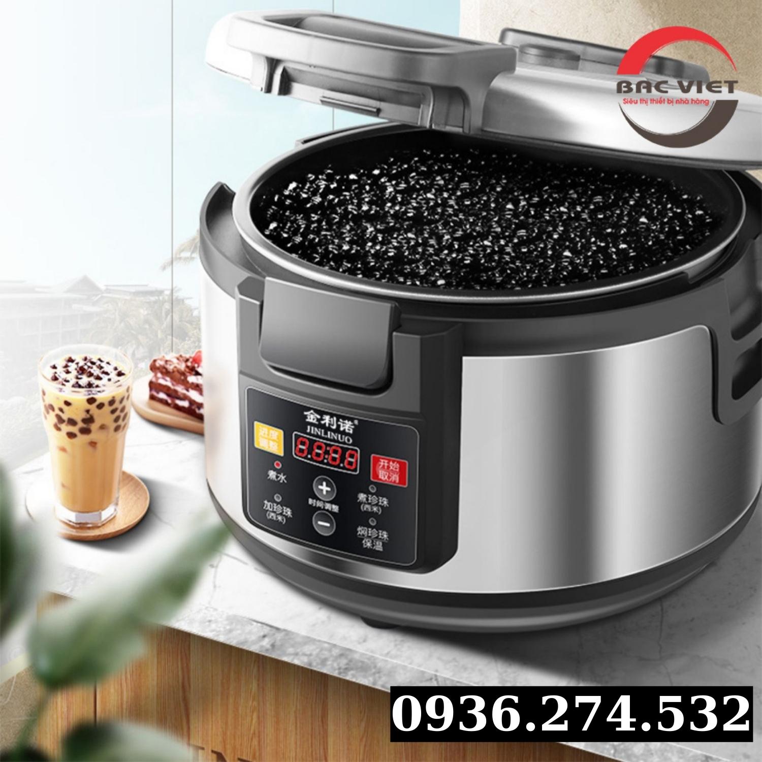 Tận hưởng trân châu tươi mới mỗi ngày với nồi nấu trân châu 16L