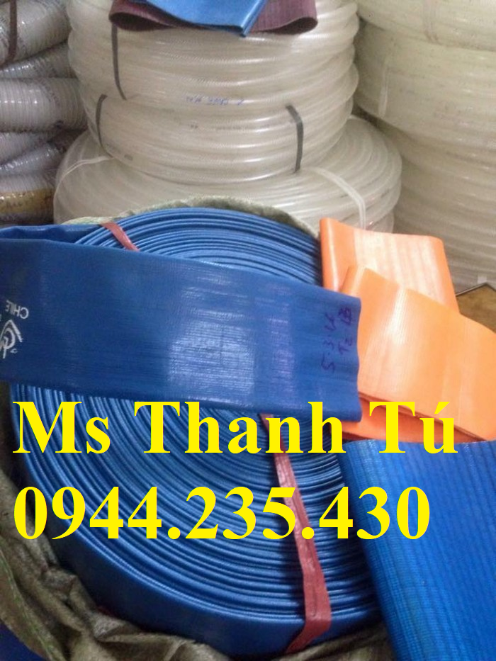 ỐNG BẠT BƠM NƯỚC, ỐNG BẠT CỐT DÙ ,ỐNG BẠT PVC DÙNG TẢI SỎI TẢI NƯỚC