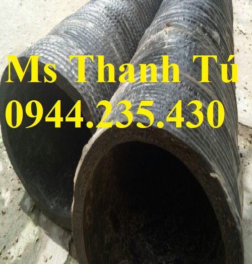 Tổng kho cao su lõi thép D 90,100,..,150,200 Dùng để hút cát dẫn nước